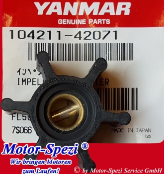 Yanmar Impeller für 2QM15, YSM, YSE, YSB, original 104211-42071